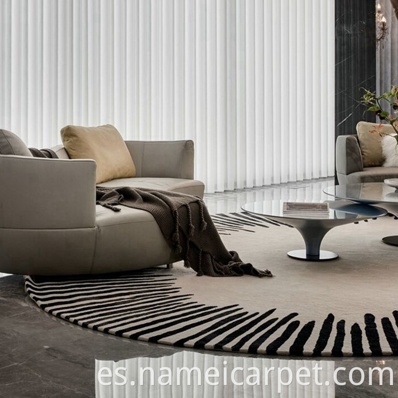 Luxury Hand Tufted Handmade Hotel Wool Silk Viscose Carpet Rug 148